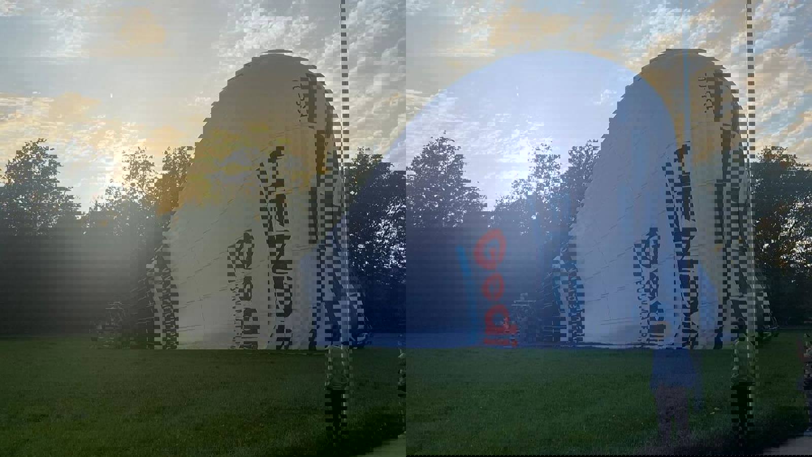 Ballonvaren boven Hoogstraten