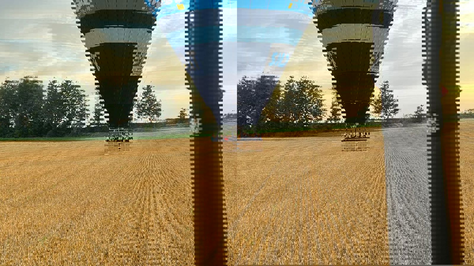 Luchtballonvlucht Landen