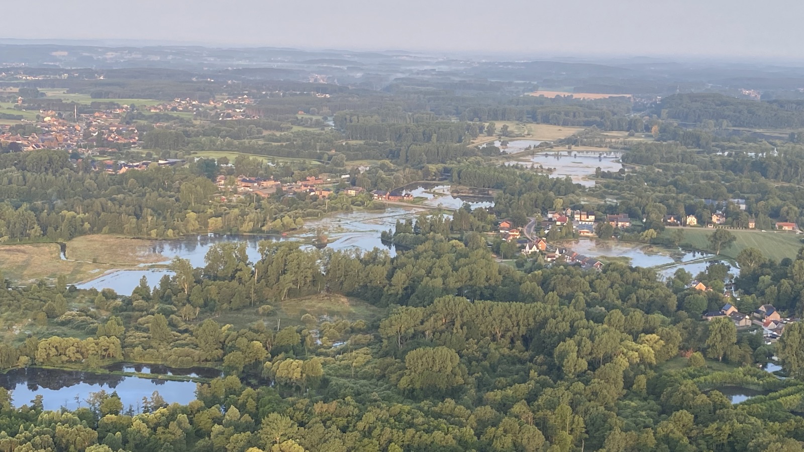 Ballonvaren boven Roermond