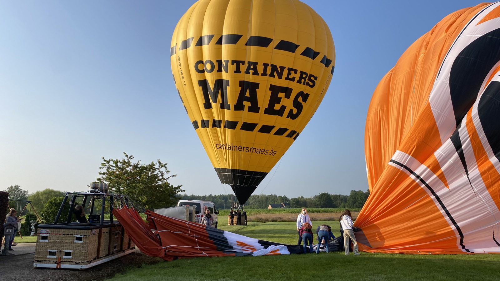 Ballonvaart boven de zuiderkempen