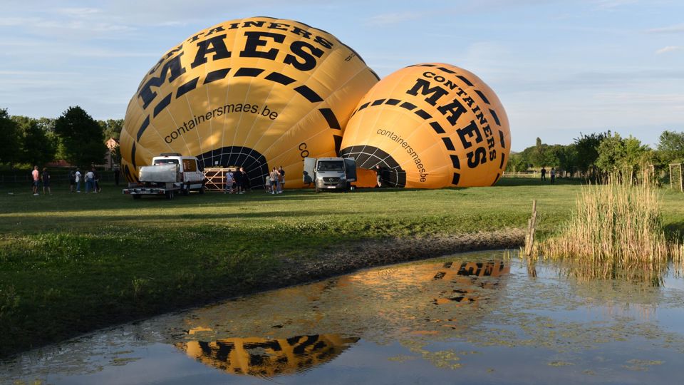 Ballonvaart in Geel