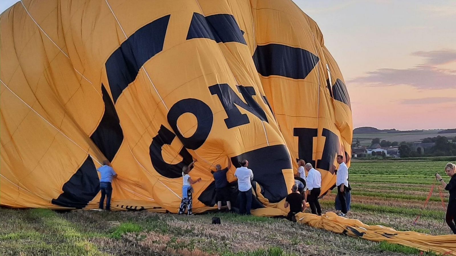Ballonvaren boven Haspengouw